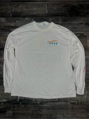 White Jonas Brothers Cool long sleeve tee